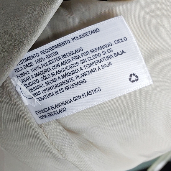 NWT A New Day Womens Faux Leather Anorak Jacket - Picture 8 of 9